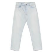 Lichtblauwe Straight-Leg Jeans The Row , Blue , Heren