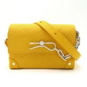 Pre-owned Leather crossbody-bags Louis Vuitton Vintage , Yellow , Dame...