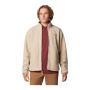 Zwarte Mesa Boucle Fleece Jas Columbia , Beige , Heren