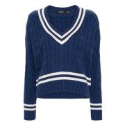 Tedurph Long Sleeve Pullover Ralph Lauren , Blue , Dames