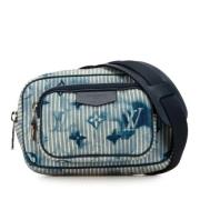 Pre-owned Canvas louis-vuitton-bags Louis Vuitton Vintage , Blue , Dam...