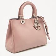 Pre-owned Leather dior-bags Dior Vintage , Pink , Dames