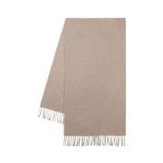 Klassieke Wollen Sjaal - Beige TotêMe , Beige , Dames