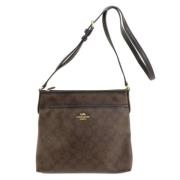 Pre-owned Leather shoulder-bags Coach Pre-owned , Brown , Dames