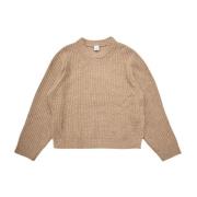 Taupe Ribbed Sweater Won Hundred , Beige , Heren