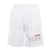 Shorts, Blijf koel en stijlvol deze zomer Dsquared2 , White , Heren