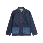 Indigo Delave Denim Vest A.p.c. , Blue , Heren