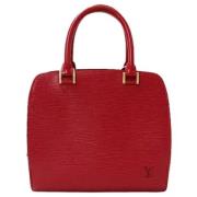 Pre-owned Leather louis-vuitton-bags Louis Vuitton Vintage , Red , Dam...