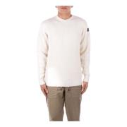 Witte Logo Sweater Regular Fit Suns , White , Heren