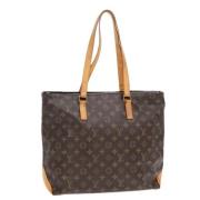 Pre-owned Canvas totes Louis Vuitton Vintage , Brown , Dames