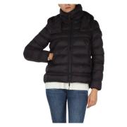 Gewatteerde Gevoerde Jas Niston NY Dekker , Black , Dames