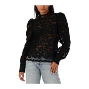 Veelzijdige Muze PES 566 Blouse Aaiko , Black , Dames