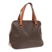 Pre-owned Leather handbags Celine Vintage , Brown , Dames