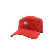 Panel Logo Cap in Harvest Pumpkin C.p. Company , Red , Unisex