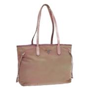 Pre-owned Nylon totes Prada Vintage , Pink , Dames