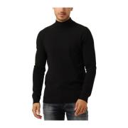 Mockneck Sweater voor Heren Pure Path , Black , Heren