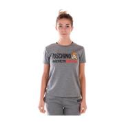 Casual Sweatshirt voor Mannen en Vrouwen Moschino , Gray , Dames