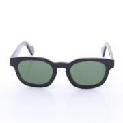 Pre-owned Plastic sunglasses Moncler Pre-owned , Black , Dames