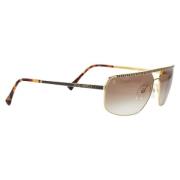 Pre-owned Plastic sunglasses Louis Vuitton Vintage , Brown , Dames