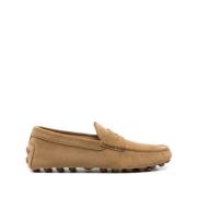 Kameel Suède Mocassin Schoenen Tod's , Brown , Heren