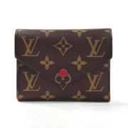 Pre-owned Canvas wallets Louis Vuitton Vintage , Brown , Dames