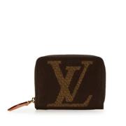 Pre-owned Plastic wallets Louis Vuitton Vintage , Brown , Dames