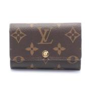 Pre-owned Canvas key-holders Louis Vuitton Vintage , Brown , Dames