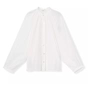 Witte Melissa Shirt Graumann , White , Dames