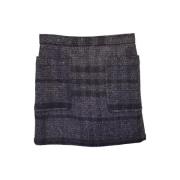 Pre-owned Wool bottoms Burberry Vintage , Gray , Dames