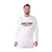 Capuchontrui Moschino , White , Heren