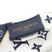 Pre-owned Silk scarves Louis Vuitton Vintage , White , Dames