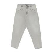 Grijze Denim Jeans Rechte Pijp Ferrari , Gray , Heren