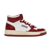 Dames Mid Medalist Sneakers Autry , Red , Dames