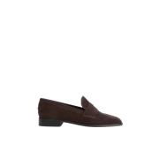 Walnoot Suède Loafer Schoen ATP Atelier , Brown , Dames