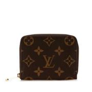 Pre-owned Canvas wallets Louis Vuitton Vintage , Brown , Dames