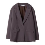 Elegante Blazer voor Vrouwen Stylein , Brown , Dames