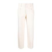 Witte Straight Denim Jeans See by Chloé , Beige , Dames