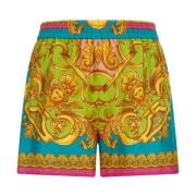 Casual Denim Shorts voor Mannen Versace , Multicolor , Dames