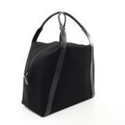 Pre-owned Canvas handbags Yves Saint Laurent Vintage , Black , Dames