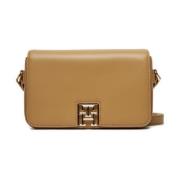 Dames Crossbody Tas Reset Crossover Tommy Hilfiger , Beige , Dames