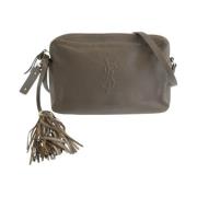 Pre-owned Leather shoulder-bags Yves Saint Laurent Vintage , Gray , Da...