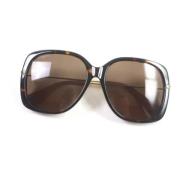 Pre-owned Metal sunglasses Gucci Vintage , Brown , Dames