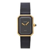 Pre-owned Metal watches Chanel Vintage , Black , Heren