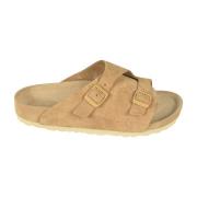 Witte Sandalen voor Zomerse Outfits Birkenstock , Brown , Unisex