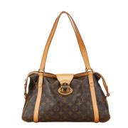 Pre-owned Canvas louis-vuitton-bags Louis Vuitton Vintage , Brown , Da...