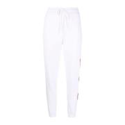 Casual Witte Katoenen Broek Love Moschino , White , Dames