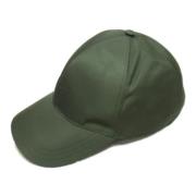 Pre-owned Fabric hats Prada Vintage , Green , Dames