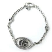 Pre-owned Metal bracelets Gucci Vintage , Gray , Dames