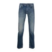 5 zakken slim denim Ralph Lauren , Blue , Heren