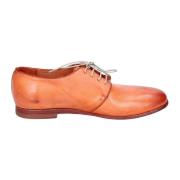 Elegante Vintage Leren Damesschoenen Moma , Brown , Dames